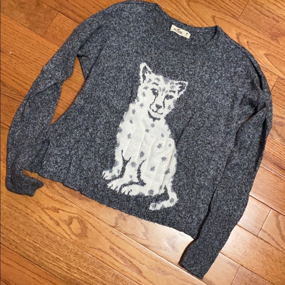 Hollister gray sweater